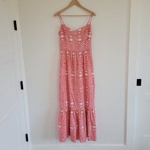 Betsy Johnson Amazing Aztec Tiered Maxi Dress